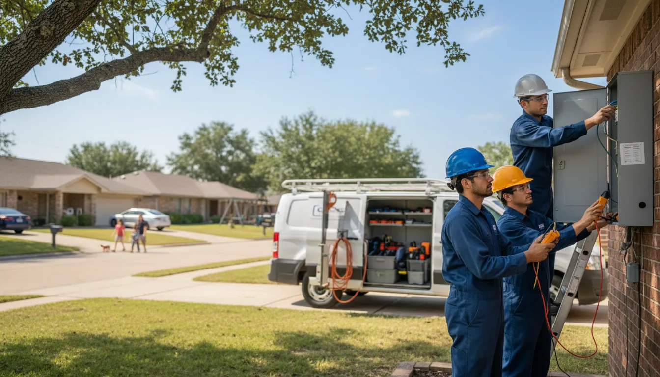 Certified electrician providing emergency electrical services in Glouster, OH